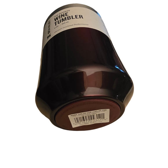 Stanley The Reserve Wine Tumbler 11oz "Garnet Shine" NEW - Picture 8 of 9